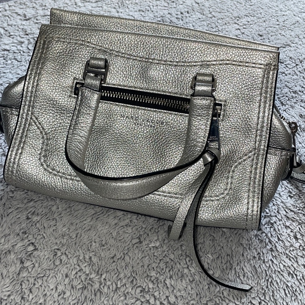 Small, silver, Marc Jacobs handbag
